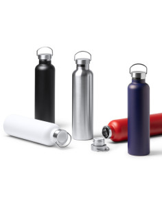 Bouteille isotherme personnalisable en acier inox 1L "FRESKI" | SIP19