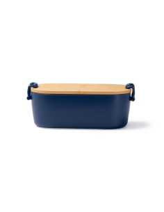 Lunch box personnalisée en PP et bambou 1L "BRIOX" | SIP19