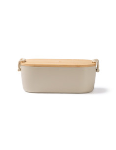 Lunch box personnalisée en PP et bambou 1L "BRIOX" | SIP19