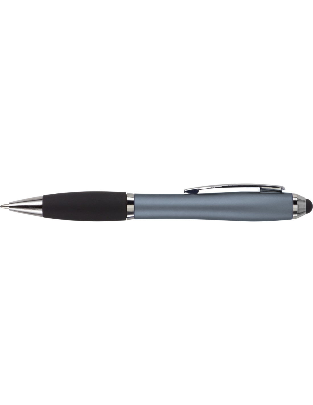 STYLO BICOLORE TACTILE "PUNK" - Stylos publicitaires - SIP19