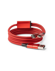 chargeur multicâble personnalisé USB & USB-C  "ELON" | SIP19
