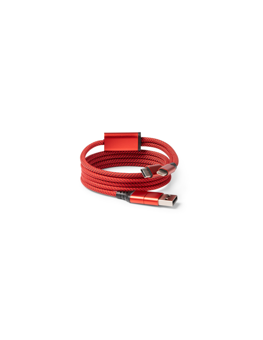 chargeur multicâble personnalisé USB & USB-C  "ELON" | SIP19