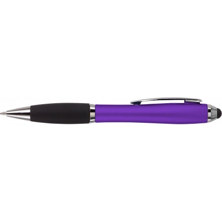 STYLO BICOLORE TACTILE "PUNK" - Stylos publicitaires - SIP19