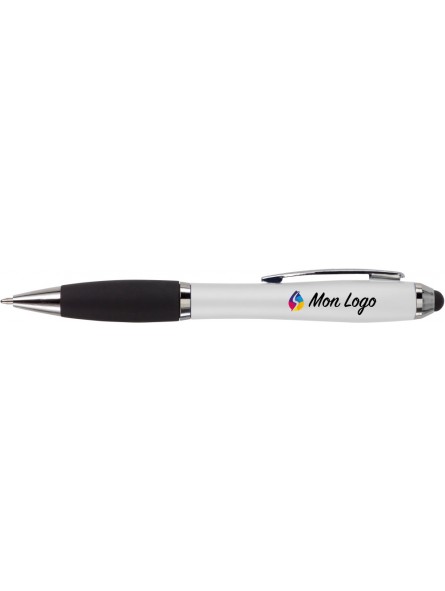 STYLO BICOLORE TACTILE IMPRIMABLE "PUNK"