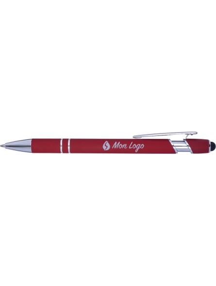 STYLO BILLE TACTILE EN MÉTAL PERSONNALISABLE "NOMY"