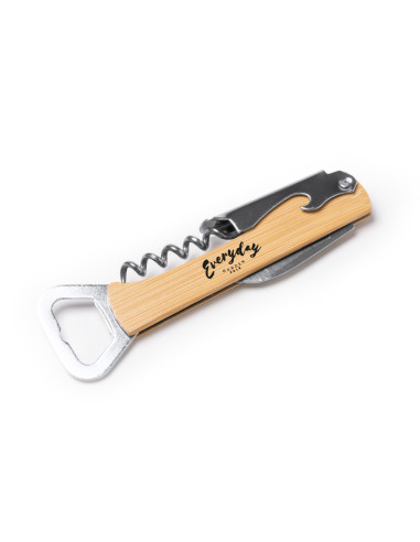 LIMONADIER PERSONNALISABLE EN INOX ET BAMBOU "SAIPAN"