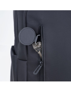 Porte-clés rond personnalisé en PU "TOVAR" | SIP19