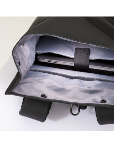 Sac à dos porte-pc personnalisé en PU recyclé "VEXON" | SIP19