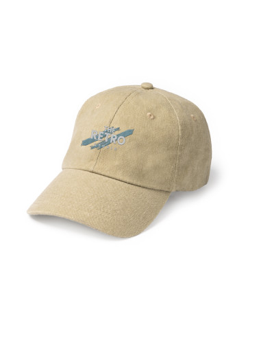 CASQUETTE DÉLAVÉE 6 PANS À PERSONNALISER EN COTON "ELEMENT"