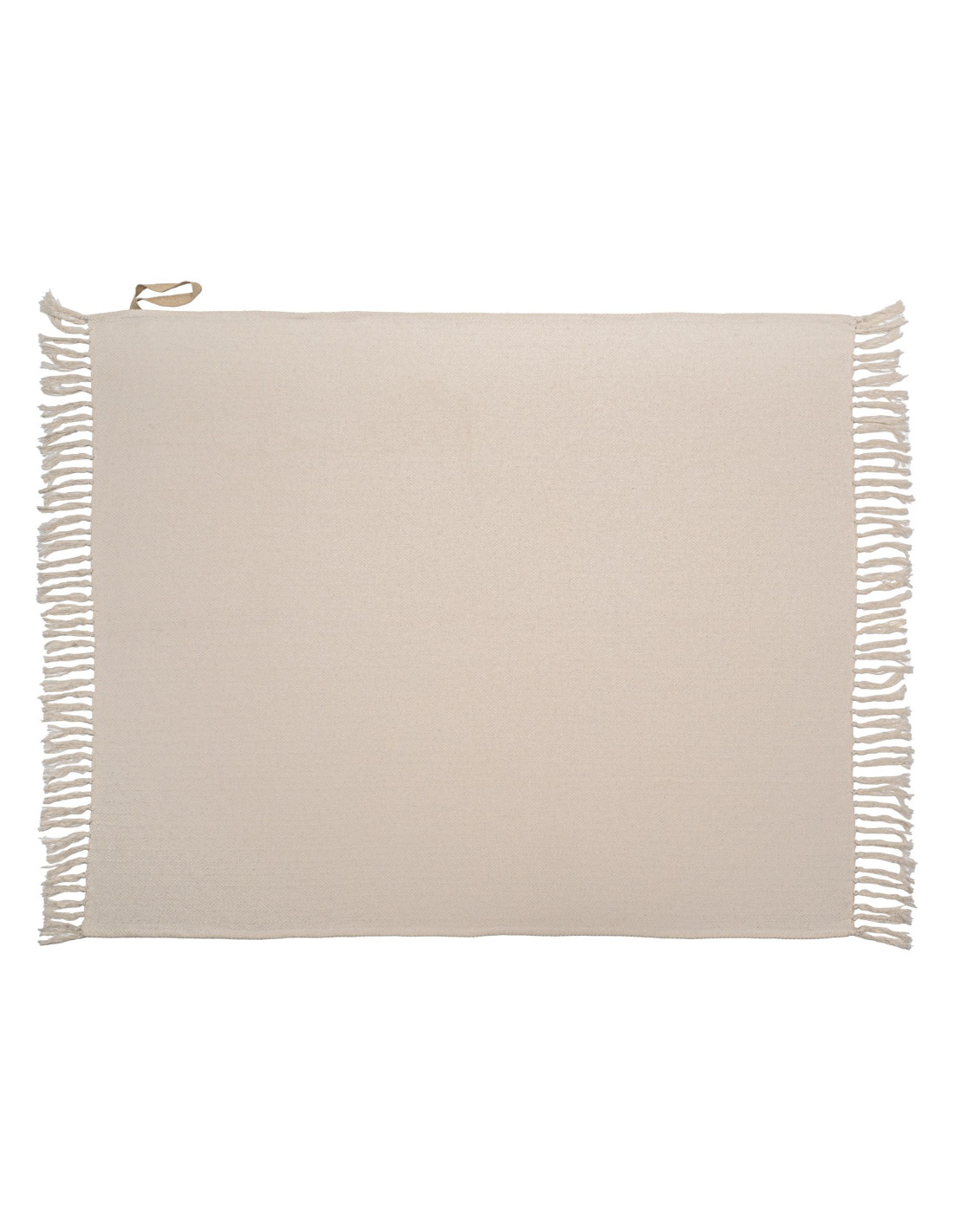Plaid personnalisé en coton recyclé 130x160 cm "YOVAX" | SIP19