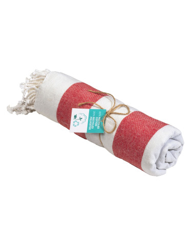 FOUTA À PERSONNALISER EN COTON RECYCLÉ 180G "KEMIX" 90x170cm