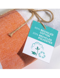 Fouta à personnaliser en coton recyclé 180g "KEMIX" | SIP19