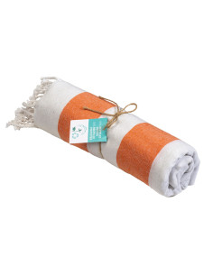 Fouta à personnaliser en coton recyclé 180g "KEMIX" | SIP19