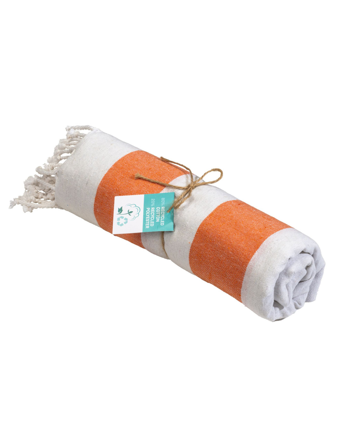 Fouta à personnaliser en coton recyclé 180g "KEMIX" | SIP19