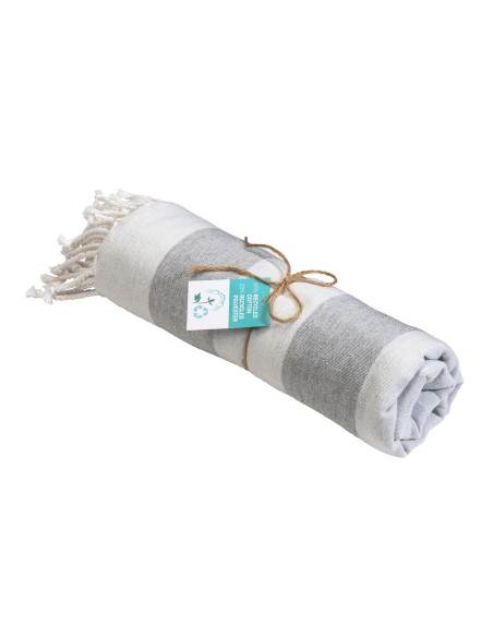 Fouta à personnaliser en coton recyclé 180g "KEMIX" | SIP19
