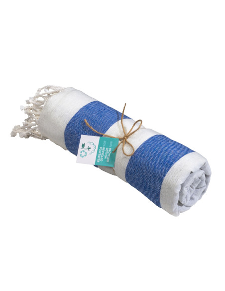 Fouta à personnaliser en coton recyclé 180g "KEMIX" | SIP19