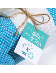Fouta à personnaliser en coton recyclé 180g "KEMIX" | SIP19