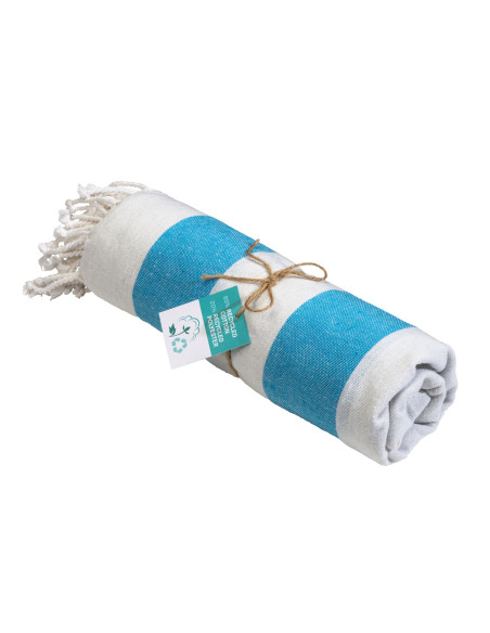 Fouta à personnaliser en coton recyclé 180g "KEMIX" | SIP19