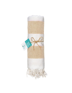 Fouta à personnaliser en coton recyclé 180g "KEMIX" | SIP19