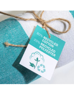 Fouta à personnaliser en coton recyclé 180g "KEMIX" | SIP19