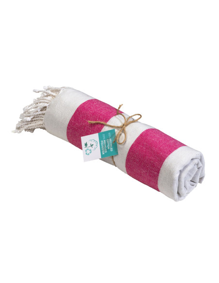 Fouta à personnaliser en coton recyclé 180g "KEMIX" | SIP19