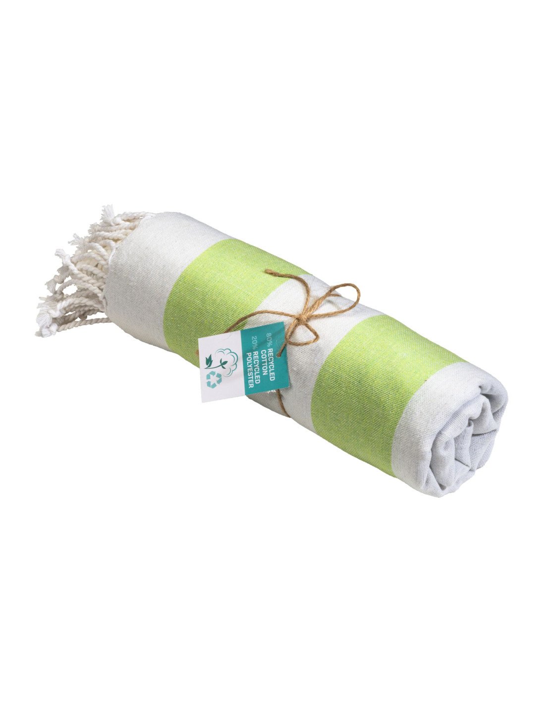 Fouta à personnaliser en coton recyclé 180g "KEMIX" | SIP19