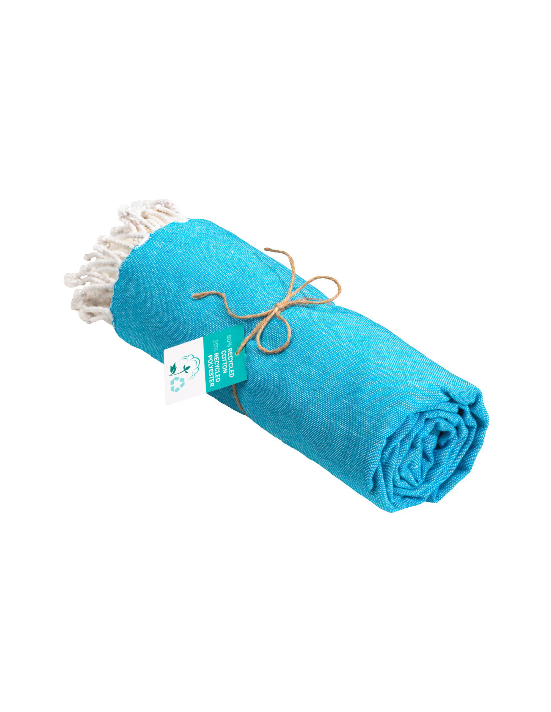 Fouta à personnaliser en coton recyclé 180g "TURMO" | SIP19