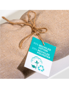 Fouta à personnaliser en coton recyclé 180g "TURMO" | SIP19