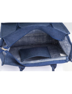 Sac cabas publicitaire en jute et coton "FANI" | SIP19