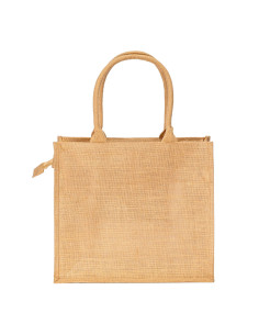 Sac cabas publicitaire en jute et coton "FANI" | SIP19