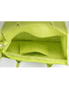 Sac cabas publicitaire en jute et coton "FANI" | SIP19