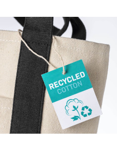 Petit sac cabas à personnaliser en coton recyclé 340g "DREXA" | SIP19