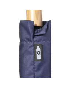 Mini parapluie personnalisé en RPET et bois "FONIX" | SIP19