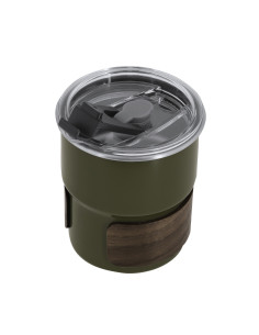 Mug personnalisable en bois et acier inox 250ml "GASKING" | SIP19