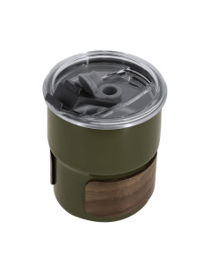 Mug personnalisable en bois et acier inox 250ml "GASKING" | SIP19