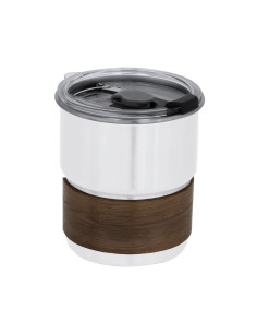 Mug personnalisable en bois et acier inox 250ml "GASKING" | SIP19