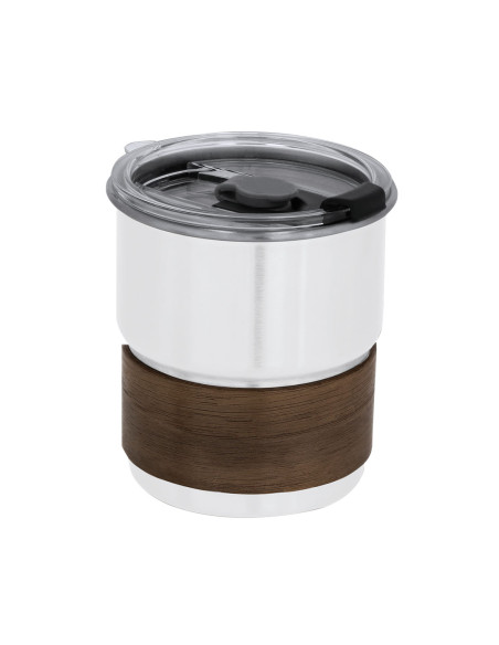 Mug personnalisable en bois et acier inox 250ml "GASKING" | SIP19