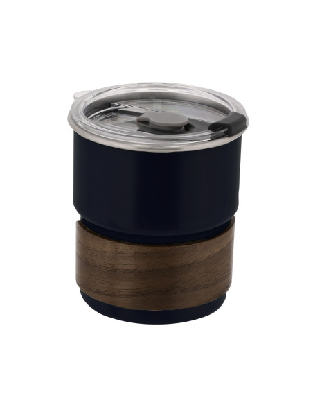 Mug personnalisable en bois et acier inox 250ml "GASKING" | SIP19