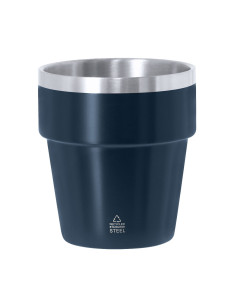 Tasse à café personnalisée en acier recyclé 250ml "MAYDEN" | SIP19