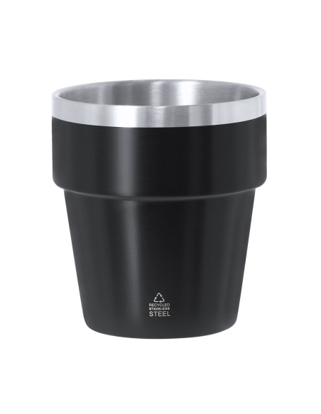 Tasse à café personnalisée en acier recyclé 250ml "MAYDEN" | SIP19
