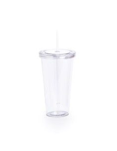 Verre personnalisé avec paille 750ml "TRINOX" | SIP19