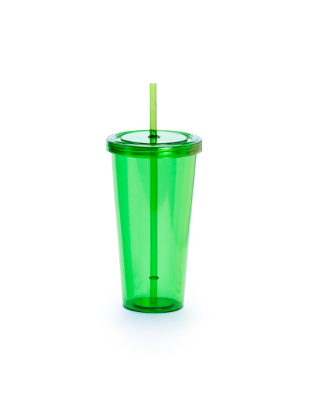 Verre personnalisé avec paille 750ml "TRINOX" | SIP19