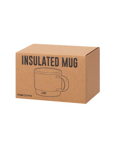 Mug personnalisé en acier inox et PP recyclé 140ml "BLAKENT" | SIP19