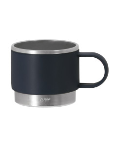 Mug personnalisé en acier inox et PP recyclé 140ml "BLAKENT" | SIP19