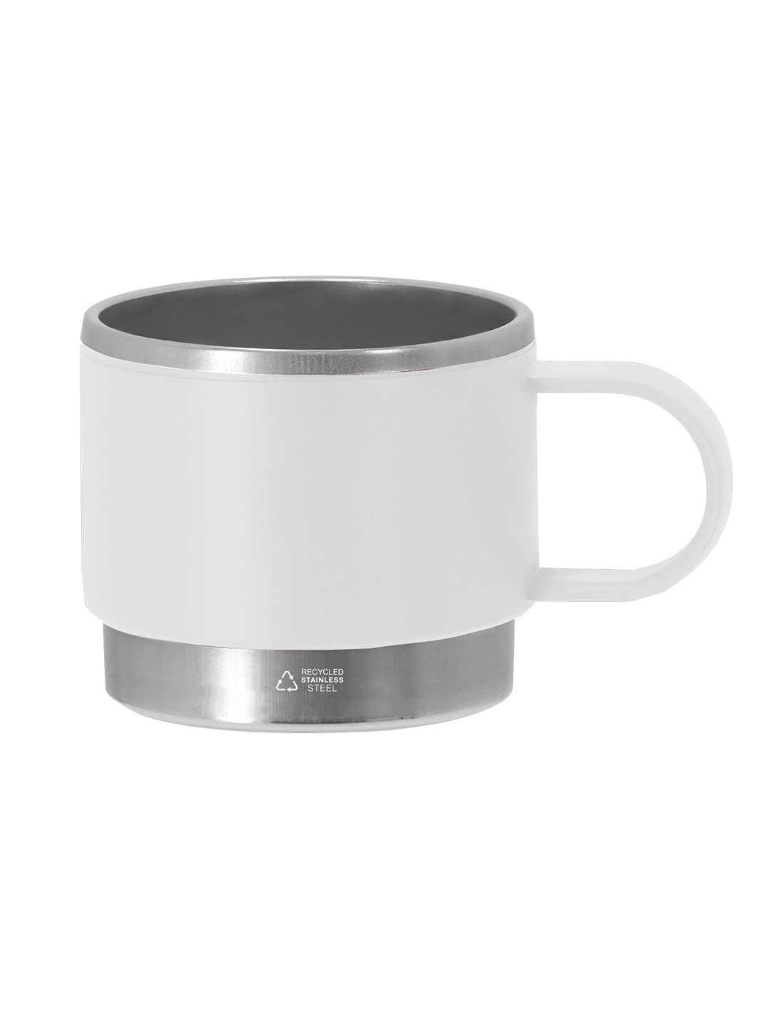 Mug personnalisé en acier inox et PP recyclé 140ml "BLAKENT" | SIP19