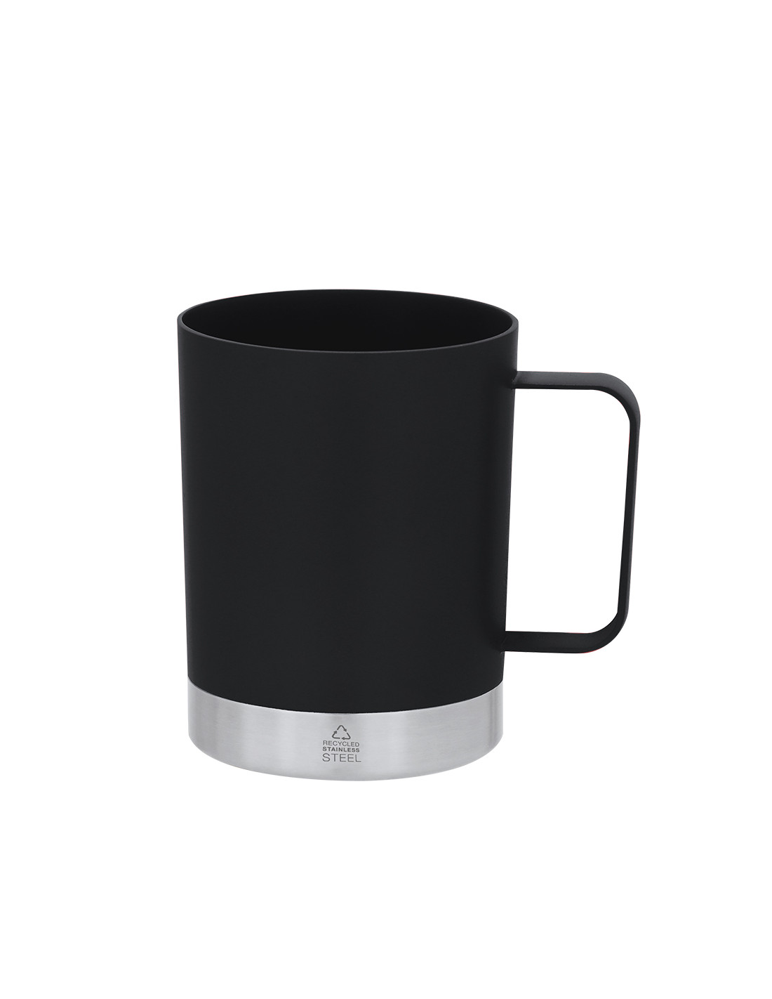 Mug à personnaliser en inox et PP recyclé 400ml "ROSBY" | SIP19