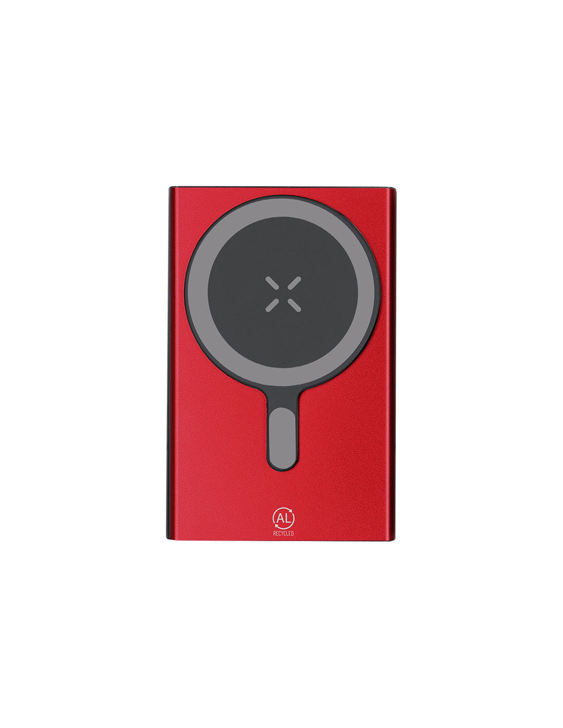Powerbank personnalisée en aluminium recyclé 5000 mAh "BERTEX" | SIP19