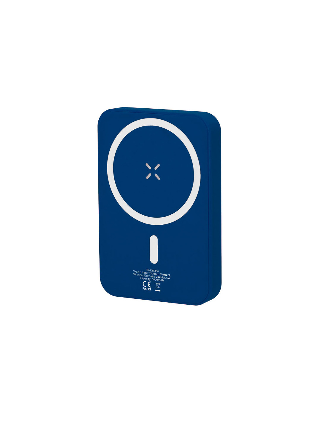 Powerbank à induction personnalisé en ABS 5000 mAh "TUDELAK" | SIP19