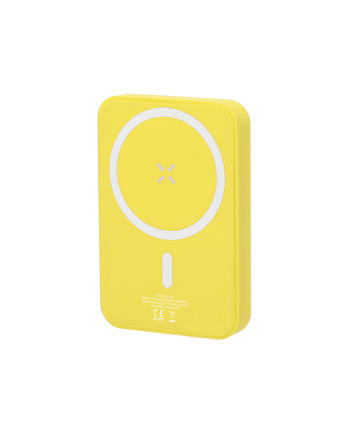 Powerbank à induction personnalisé en ABS 5000 mAh "TUDELAK" | SIP19