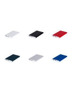 Powerbank personnalisé en aluminium recyclé 4000 mAh "BACKEN" | SIP19
